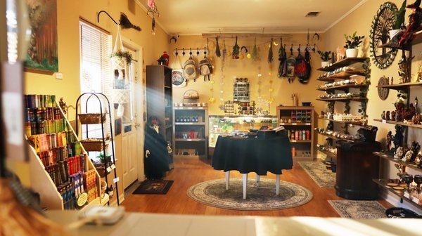 Soul Roots crystal shop in Baton Rouge interior shot