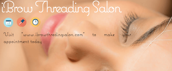 Visit "ibrowthreadingsalon.com" to make your appointment today