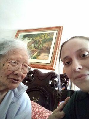 Caregiver with my grandma!