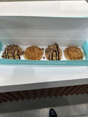 I ordered these two flavors fried ice cream & inside out Reece's peanut butter cup cookies