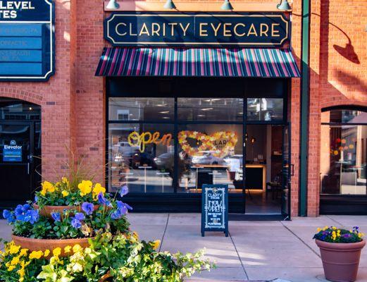 Clarity Eyecare Storefront Fall 2020