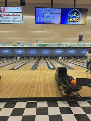 bowling lanes