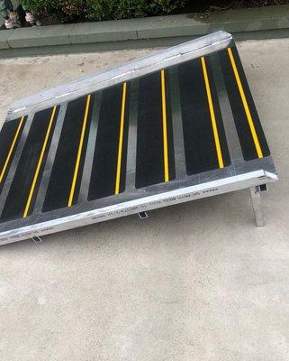 Ramp for wheelchair accessible