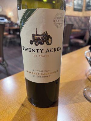 Cabernet Sauvignon Twenty Acres