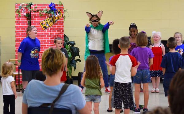 The Story Lady performs at the Broughton Branch Library