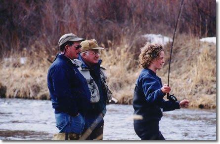 Fishing De'Puy Spring Creek just a few miles south of Livingston.