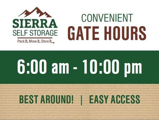 Best access hours