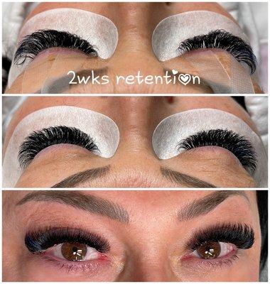 Volume lashes