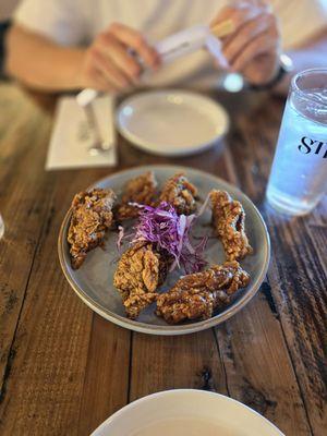 Fried chicken appetizer