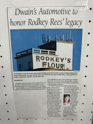 Dwain's Automotive to honor Rodkey Rees' legacy.