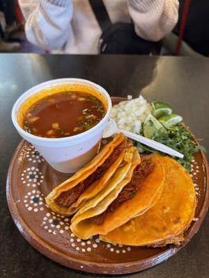 Weekday special 3x Birria taco