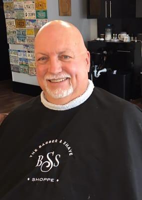 Straight Razor Head Shave & Traditional Facial Shave for Gary's Daughters big day! = SMOOTH!