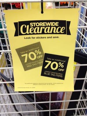 It's not really a "storewide" sale.