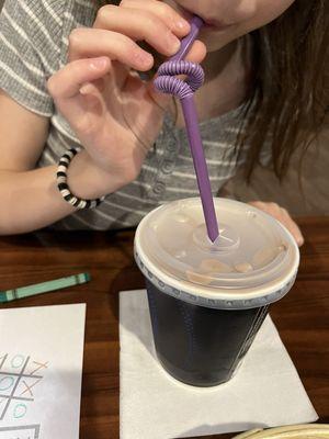 Loved the simple touch of curling the straw for my daughter - Skylar was the BEST server!