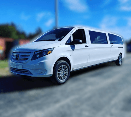 Brand new Mercedes Party Limo Van!