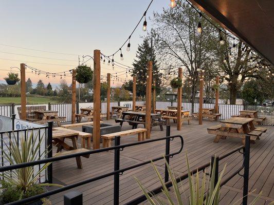 Stunning views and beautiful deck for outdoor dining