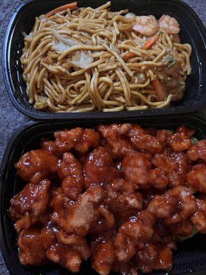 60. General Tso's Chicken  28. Shrimp Lo Mein