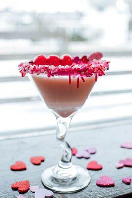 Bulldog's Signature shot as a Martini...Monday Night Valentines special!