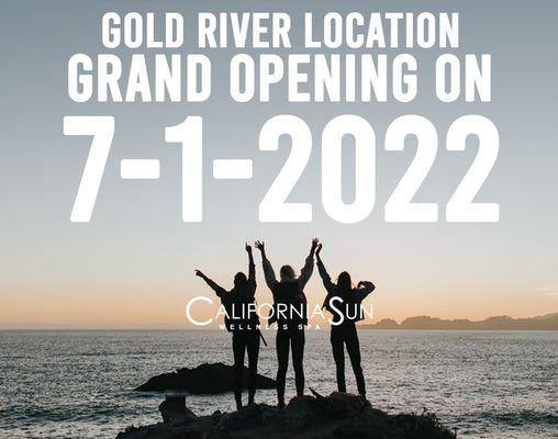 Open 7-1-2022 in Gold River! Welcome to California Sun Gold River. Est. 7-1-2022!