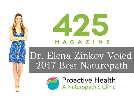 Very excited to have been awarded 425 Best Naturopathic Doctor in Bellevue, Kirkland, Redmond, and Issaquah.