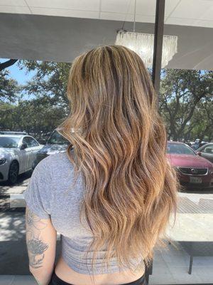 Balayage highlights