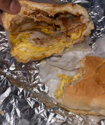 Salsalito Turkey, egg & cheese