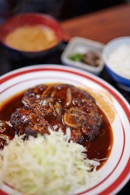 Hamburg Steak w/ Demi-glace Sauce