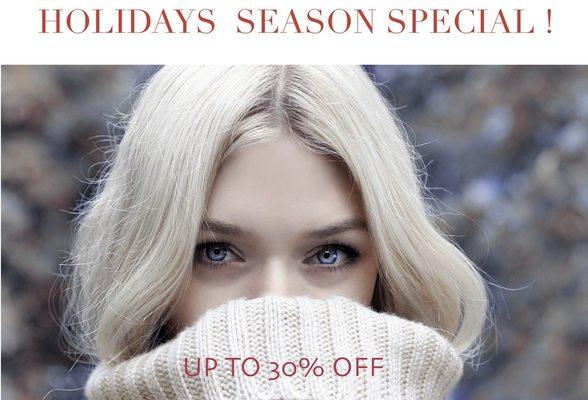 HOLIDAY SEASON SPECIALS