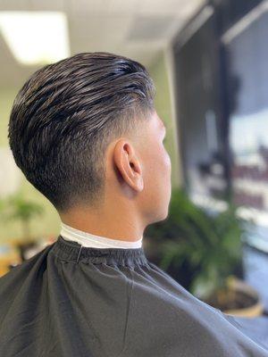 Slick Back Taper Fade