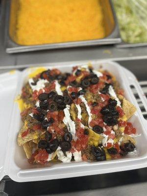 Supreme Nachos! Also is our featured item for the Tuesday special.