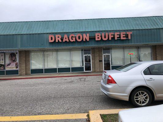 1/7/19. Monday lunch buffet. Exterior. $7 daily dine in. Plus tax and tip. Best Chinese Buffet in all of Shreveport-Bossier City!!