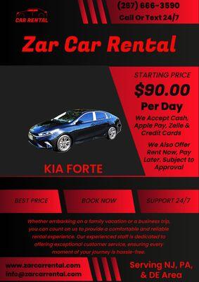 Zar Car Rental