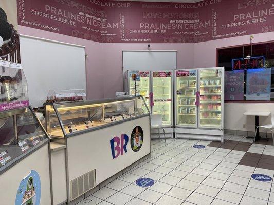 Lobby ice cream ordering area and refrigerators