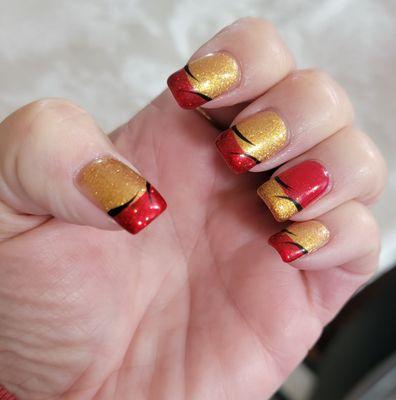 Sunflower Nails