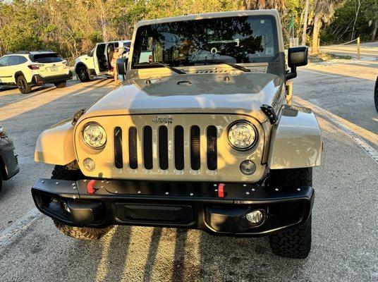 Front bumper paint (I had to do the screws and plastic trim inserts).