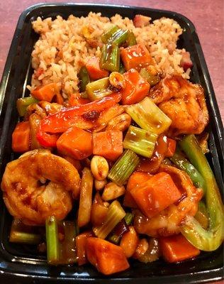 Kung Pao Shrimp Combo