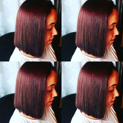 Mahogany inverted bob