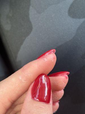 Worst nails of my life