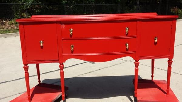 Meet "Flo". Let us make your heirloom beautiful again. Paint, or Refinish, we can make it the center of attraction!