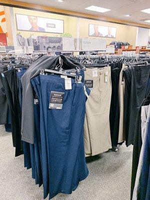 Men's dress section