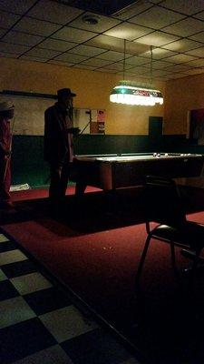 They have one pool table.  This is a mason lodge that's friendly to the general public.