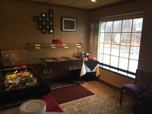 Buffet area