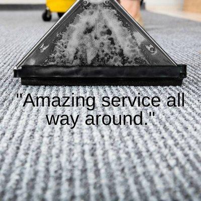 We use less water, allowing carpets to dry in 1 to 2 hours!