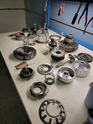 Chrysler Town and Country Van Transmission In-House Rebuild  6 Speed (62TE)