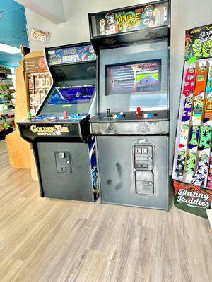 Arcades and sock rack