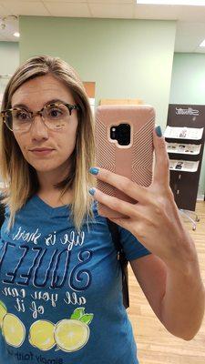 Getting new glasses... FINALLY!