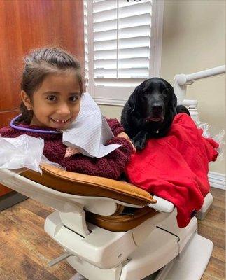 Kids Love Our Dental Therapy Dogs! Going to the Dentist is Fun!