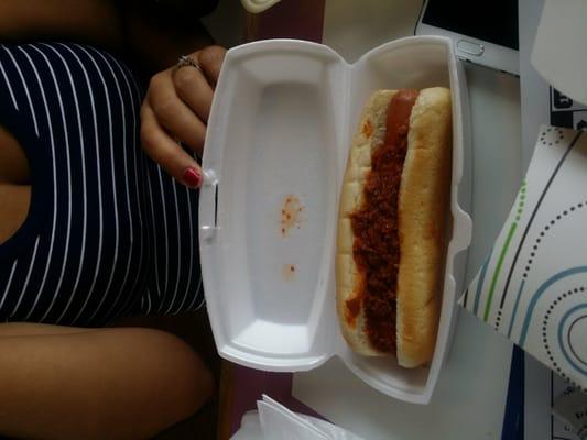 Coney hotdog