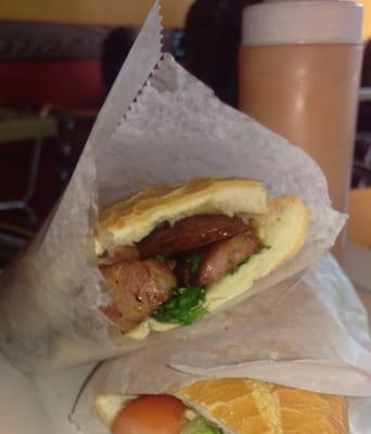 Pan con Chorizo ("Bread with Chorizo")