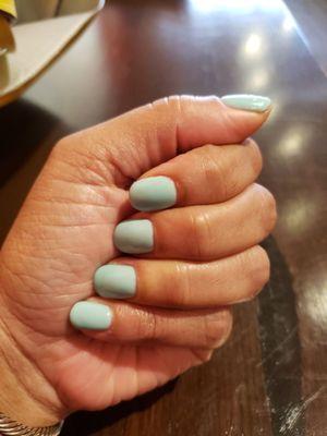 Gel manicure at Royal Nails Spa